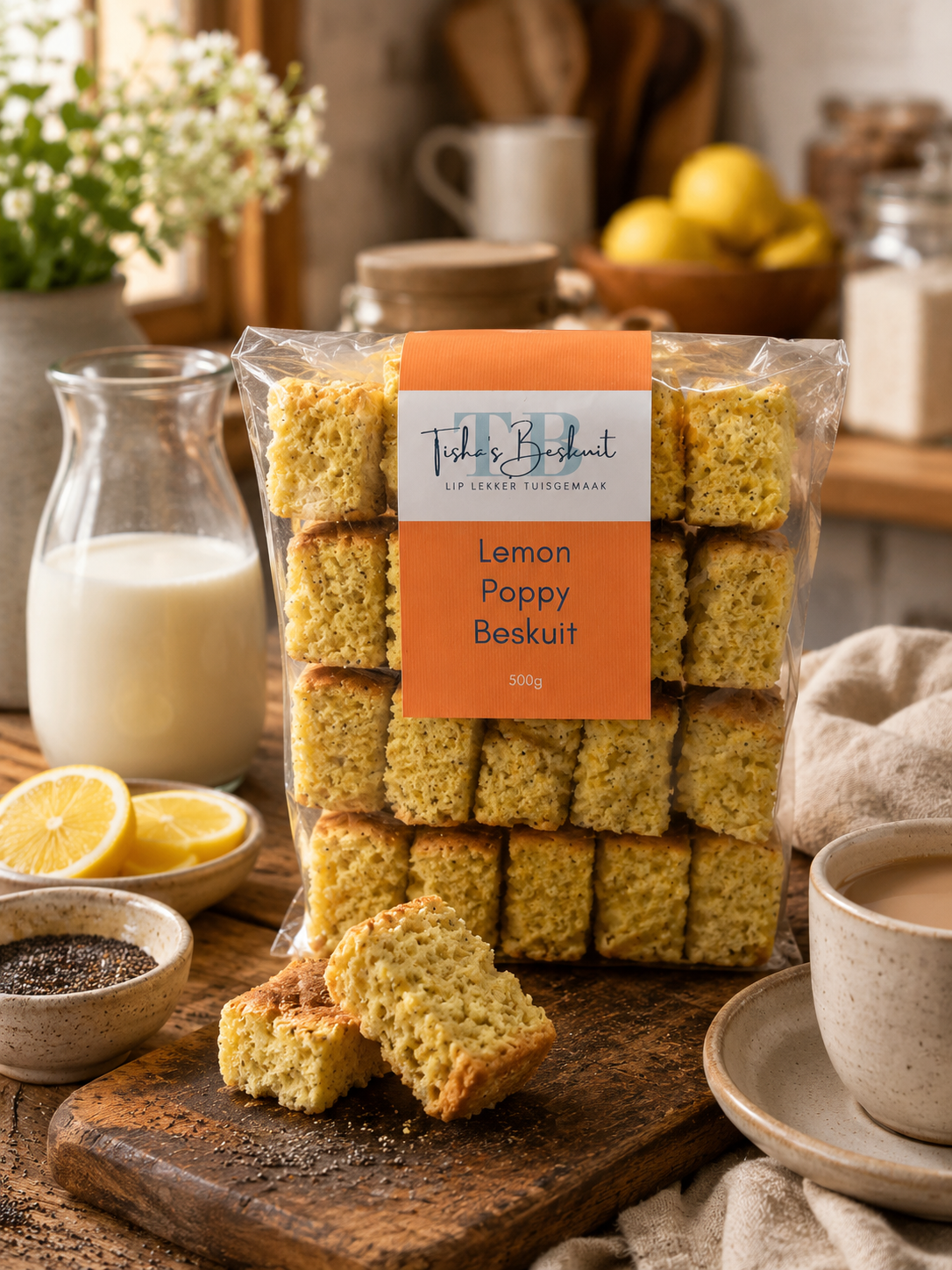 Lemon Poppy Beskuit