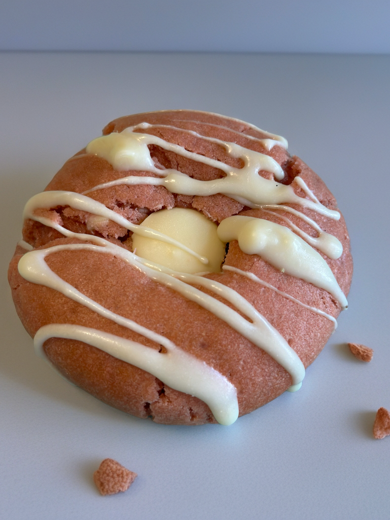 Rasberry & Cream Choc  Krummel Koekies